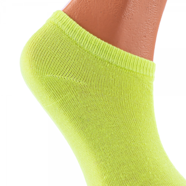 К-т 3 чифта детски чорапи  светло зелени  цикламени  тъмно  зелени, 3 - Kalapod.bg